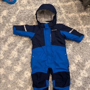 Columbia Two-Tone Blue Snowsuit